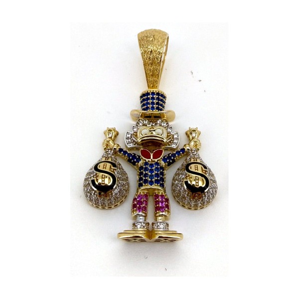 Medalla tio rico de oro 18k